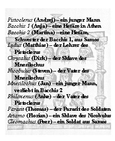 Besetzung